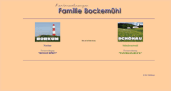 Desktop Screenshot of fewo-bockemuehl.de