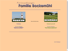Tablet Screenshot of fewo-bockemuehl.de